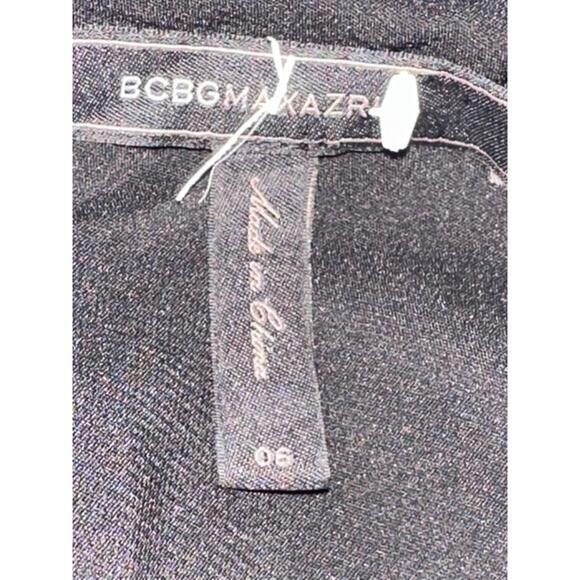 BCBG Maxazri Mamie One Shoulder Cocktail Dress Mini Black Size 6 bandage style - Picture 6 of 9